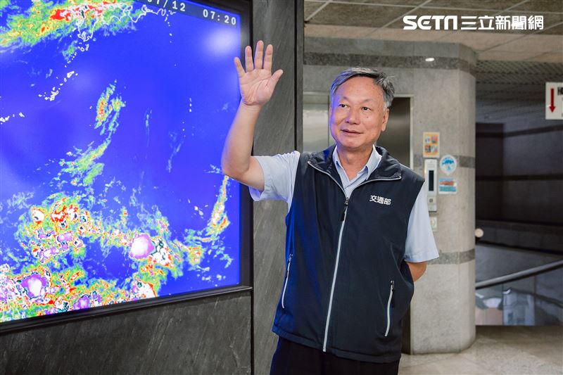 氣象局局長鄭明典三立新聞網專訪。（圖／記者楊澍攝影）