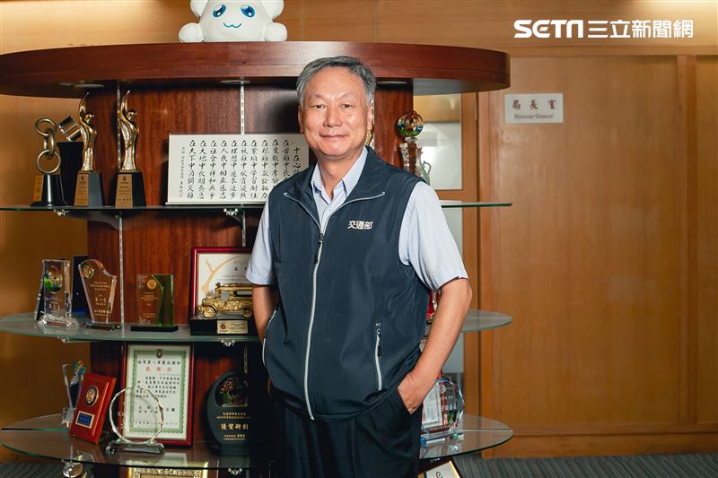 氣象局局長鄭明典三立新聞網專訪。（圖／記者楊澍攝影）