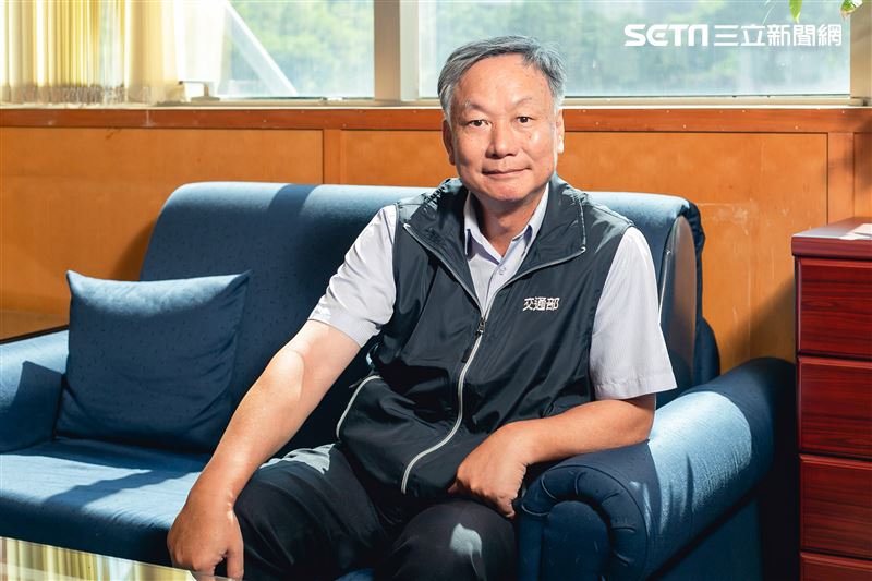 氣象局局長鄭明典三立新聞網專訪。（圖／記者楊澍攝影）