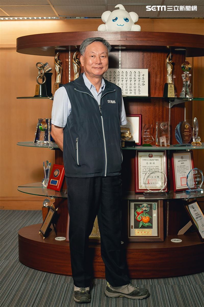 氣象局局長鄭明典三立新聞網專訪。（圖／記者楊澍攝影）