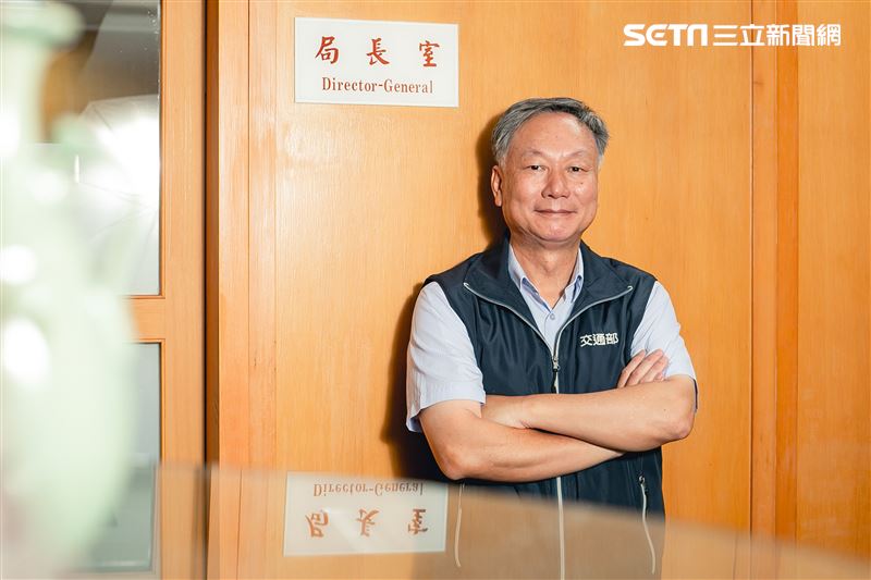 氣象局局長鄭明典三立新聞網專訪。（圖／記者楊澍攝影）