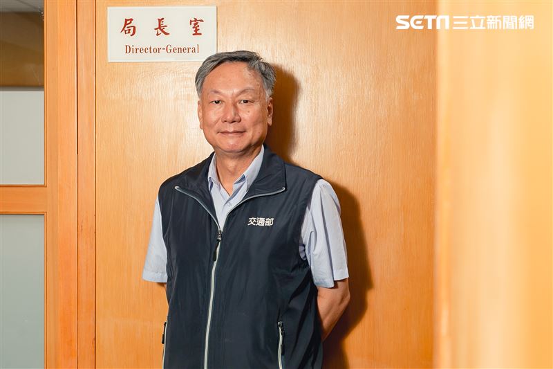 氣象局局長鄭明典三立新聞網專訪。（圖／記者楊澍攝影）