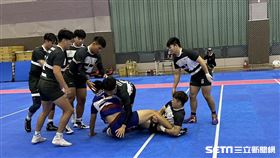 台灣男子卡巴迪隊訓練。（圖／記者蔡厚瑄攝影）