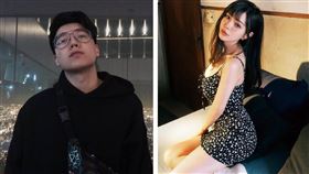 Toyz被爆和人妻、小模榕榕子戀愛，榕榕子深夜發文解釋停工原因強調「法律的事給律師處理」。（合成圖／翻攝自雙方IG）