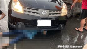 車禍,屏東,鹽埔,女騎士,自小客,壓車下