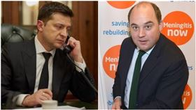 英國國防大臣華勒斯（Ben Wallace）（圖／翻攝自Ben Wallace臉書）、澤倫斯基（圖／翻攝自zelenskiy_official IG）