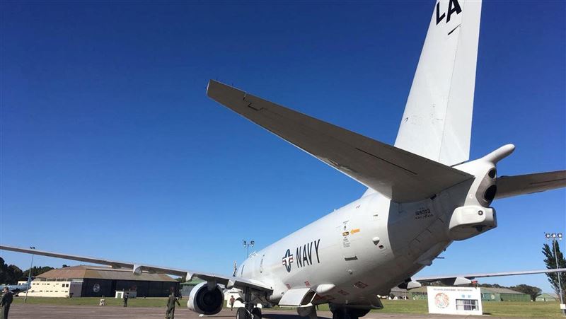 美海軍：P-8A海神式巡邏機飛越台灣海峽