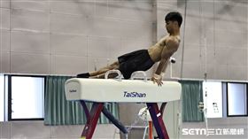 ▲杭州亞運體操代表隊，男子體操隊選手黃彥章。（圖／記者劉彥池攝影）