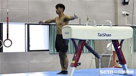 ▲杭州亞運體操代表隊，男子體操隊選手黃彥章。（圖／記者劉彥池攝影）