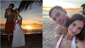 張宗憲當爸了！辣曬俄羅斯女友孕肚　喜迎「小噴射機」：Family of 3（圖／張宗憲、Alisa IG）