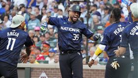 ▲大聯盟明星賽場內熱戰，但收視率卻創下歷年新低。（圖／美聯社／達志影像）