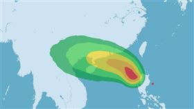泰利颱風（圖／翻攝自中央氣象局）