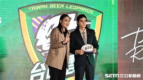 ▲T1聯盟2023年新人選秀，台啤雲豹第1輪第2順位選擇健行科大高錦瑋。（圖／記者劉彥池攝影）