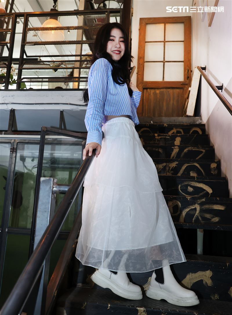 韓菲三立新聞網專訪。（圖/記者邱榮吉攝影）