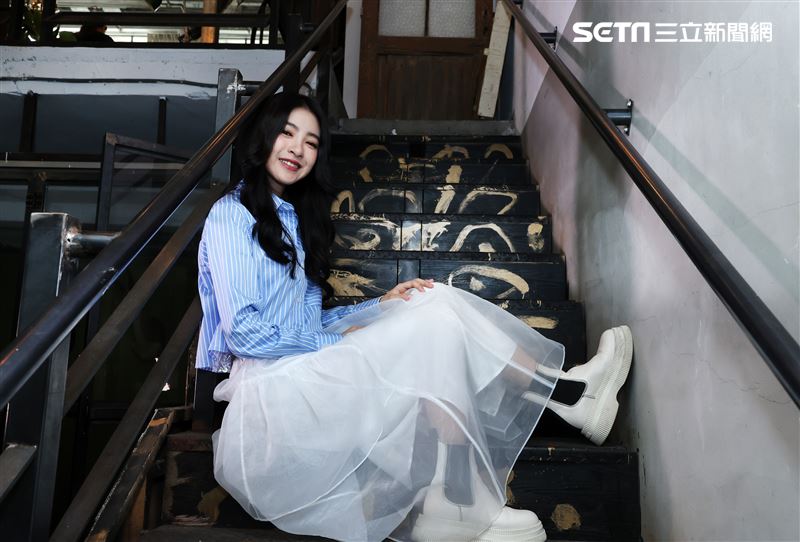 韓菲三立新聞網專訪。（圖/記者邱榮吉攝影）