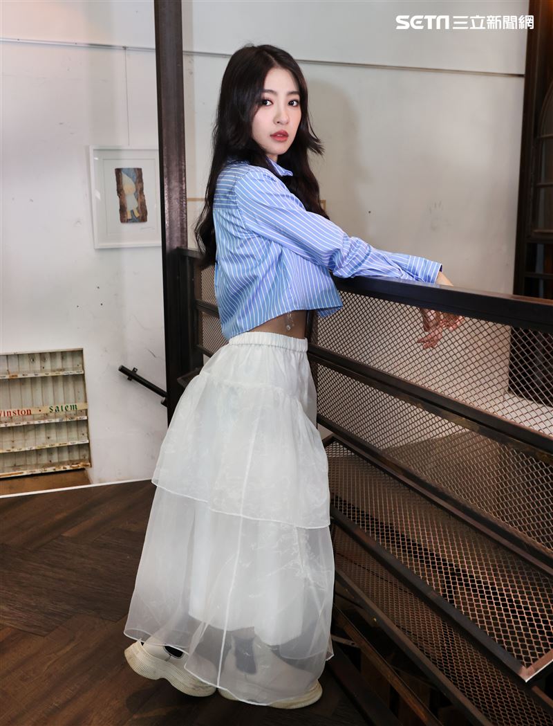 韓菲三立新聞網專訪。（圖/記者邱榮吉攝影）