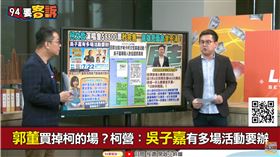 94要客訴／柯文哲跟吳子嘉開戰？卓冠廷：其實是對郭台銘不高興