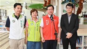 鄭文燦視察「桃園人口成長區新增建校舍工程計畫－八德國小」（圖／行政院提供）