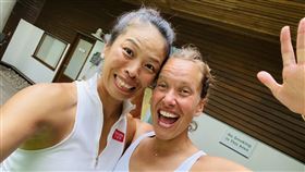 謝淑薇挺進溫網女雙冠軍戰。（圖／翻攝自謝淑薇臉書）