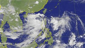 輕颱泰利生成，可能繼續增強。（圖／翻攝自氣象局）