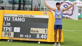 林昱堂,田徑亞錦賽8公尺40,金牌,田協