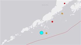 美國7.4地震（圖／翻攝自USGS）