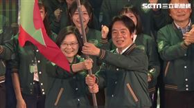 ▲蔡英文授旗賴清德