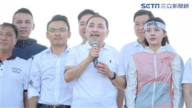 侯友宜上凱道。（圖／記者楊澍攝影）