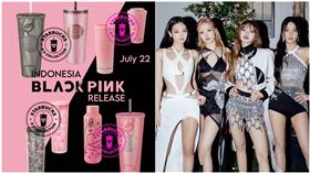 BLACKPINK星巴克聯名杯,翻攝自twitter @BLACKPINKGLOBAL