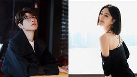 ▲魏大勛，秦嵐。（圖／翻攝自微博）