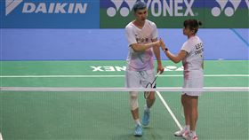 台灣第一混雙葉宏蔚／李佳馨在美國公開賽逆轉奪冠。（資料圖／羽協提供）