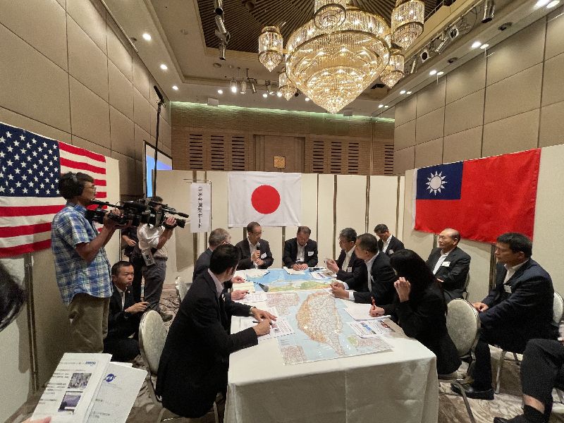 日本戰略研究論壇(JFSS)在東京舉辦的台海危機兵棋推演,台灣首度受邀參與,台灣對美日提出協助提供機場,協助台灣軍機返航、納入美國核保護傘等的要求。(資料照)