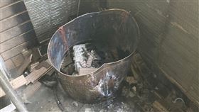 燒金紙,金爐,洗衣機,金屬,洗衣槽,三重,新北,火警,