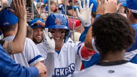 ▲陽岱鋼敲出獨立聯盟本季第7轟，助隊伍追分逆轉勝。（資料圖／翻攝自High Point Rockers Baseball臉書）