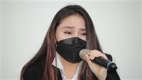 網紅李伊妍公開受訪。（圖／記者楊澍攝影）