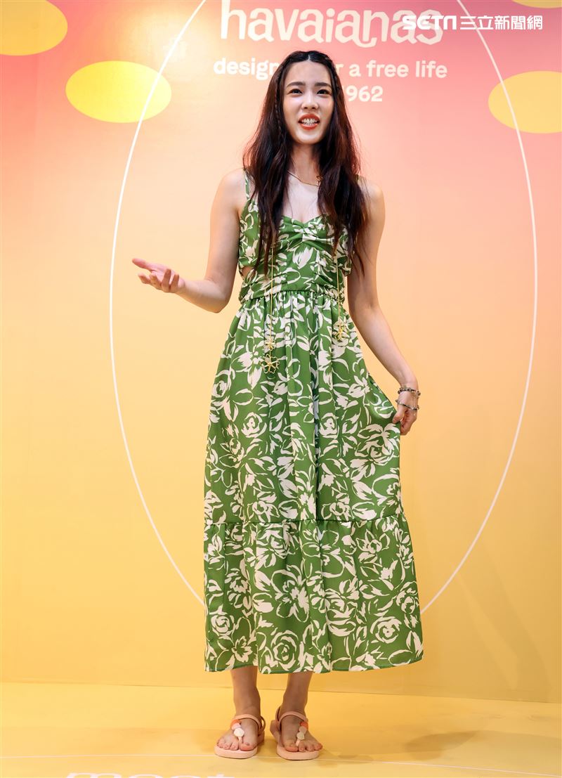 林思宇拖鞋品牌見面會。（圖/記者邱榮吉/攝影）