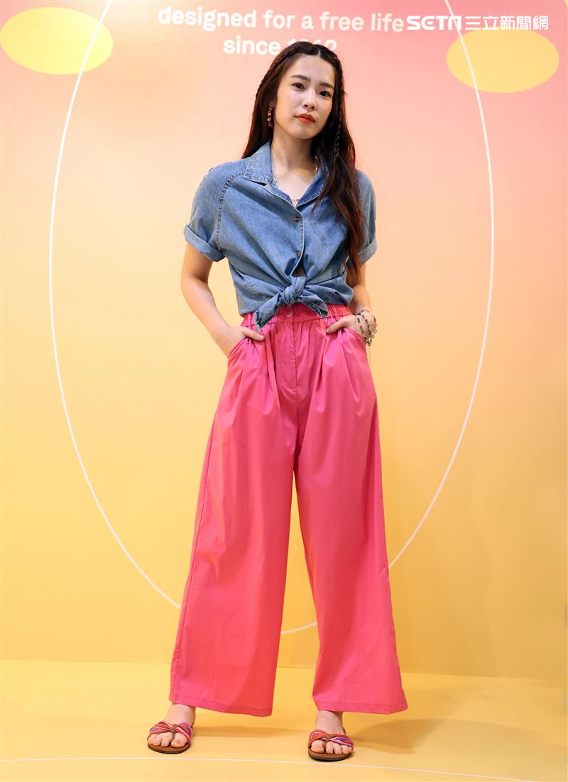 林思宇拖鞋品牌見面會。（圖/記者邱榮吉/攝影）