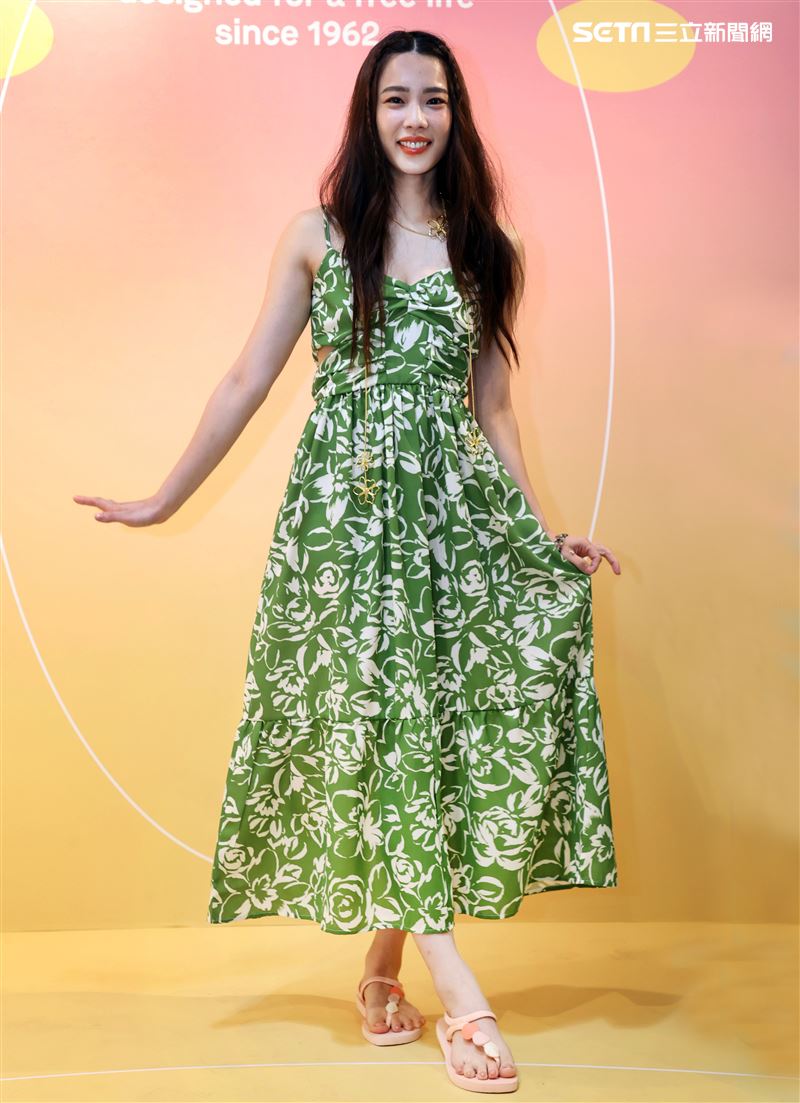 林思宇拖鞋品牌見面會。（圖/記者邱榮吉/攝影）