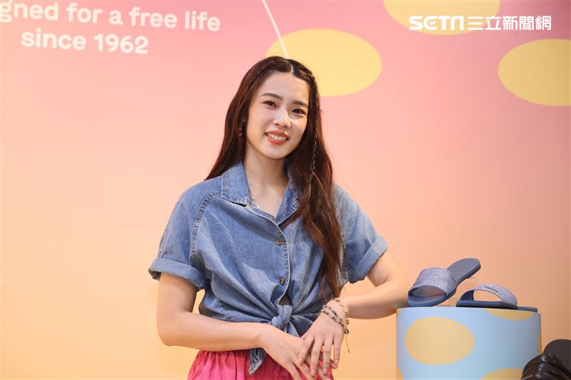 林思宇拖鞋品牌見面會。（圖/記者邱榮吉/攝影）