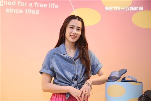 林思宇拖鞋品牌見面會。（圖/記者邱榮吉/攝影）