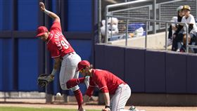 ▲紅人隊Christian Encarnacion-Strand（左）將成為大聯盟新一代字母哥。（圖／美聯社／達志影像）