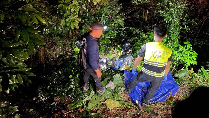 新北婦公墓採竹筍墜8米溪谷　四肢僵硬亡