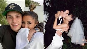 天后亞莉安娜在2021年低調完婚。（圖／翻攝自arianagrande IG）
