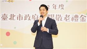 蔣萬安出席112年度重陽敬老禮金致送暨重陽節系列活動記者會。（圖／北市府提供）