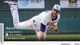 ▲Aaron Wilkerson。（資料照／取自Las Vegas Aviators官網）