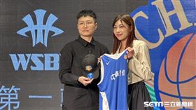 台灣科大「微笑女孩」陳芷英獲電信女籃青睞，成為新科榜眼。(圖／記者蔡厚瑄攝影)
