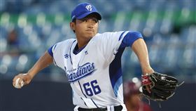 ▲李子強本季第3場先發，送出生涯新高的單場6K，可惜與勝投擦身而過。（圖／富邦悍將球團提供）