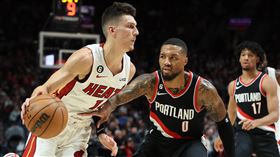 ▲拓荒者告訴熱火若想獲得里拉德（Damian Lillard），需要給出他們最好的提案。（資料圖／美聯社／達志影像）