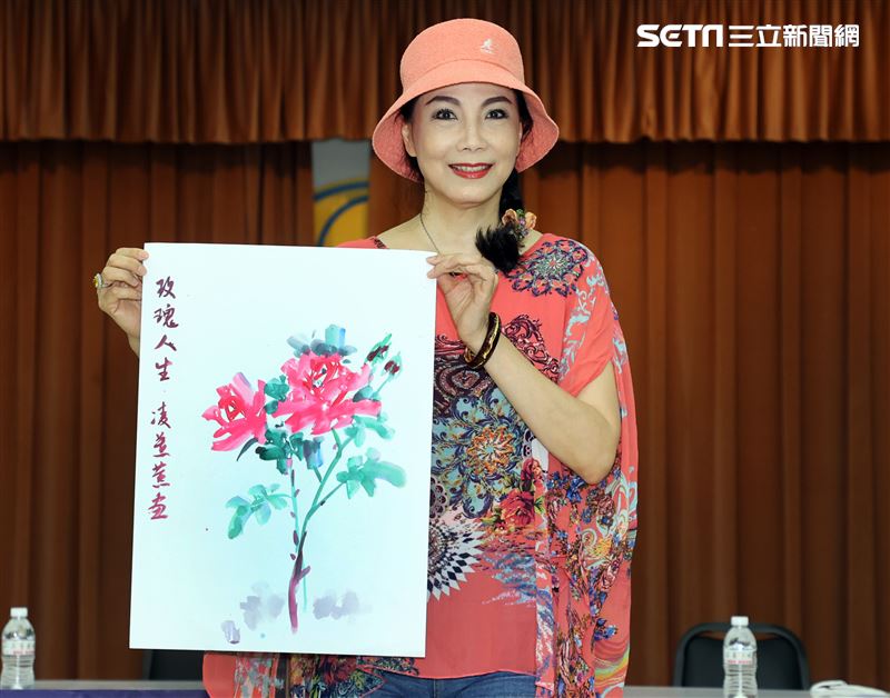 凌蕙蕙出席星光閃閃彩繪天地。（圖/記者邱榮吉攝影）