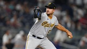 ▲中信兄弟新洋投艾士特（Eric Stout）去年效力海盜。（圖／美聯社／達志影像）